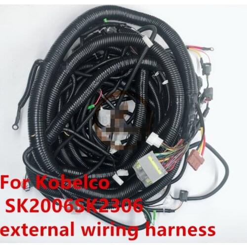 FOR Excavator wiring harness Kobelco SK200-6 SK230-6 external wiring harness high quality accessories free shipping