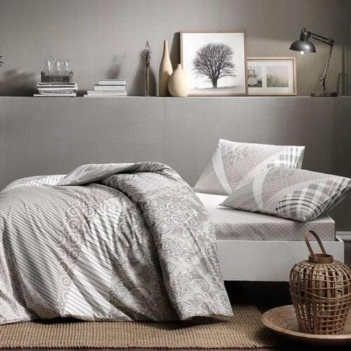 TAC TEXTILE DOUBLE SIZE DUVET COVER SET %100 COTTON HOME DECOR TEXTILE TURKEY