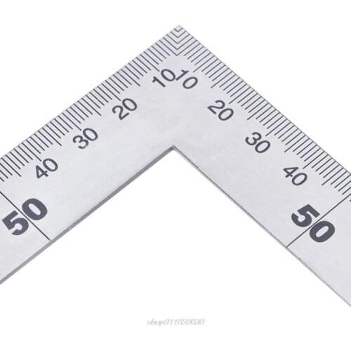Stainless Steel 15x30cm 90 Degree Angle Metric Try Mitre Square Ruler Scale Jy7 21 Dropship