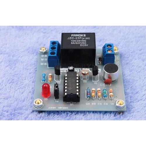 Sound and light control switch Kit with Delay functional touch function Electronic DIY kits Soldering Kits rc tank parts