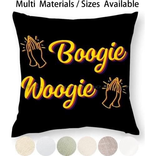 The Boogie Woogie Clap Pillow Case Throw Pillow Cover Cotton Linen Flax The Boogie Woogie Clap Clap Clapping Todo X Itadori