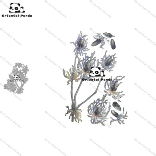 New Dies Thistle Metal Cutting Dies diy Dies photo album cutting dies Scrapbooking Stencil Die Cuts Card Making metal die