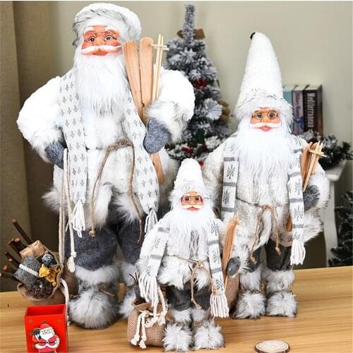 Christmas Party Decorations Cute Santa Claus Childrens Toys Home Decoration Fashion Santa Claus Ornaments