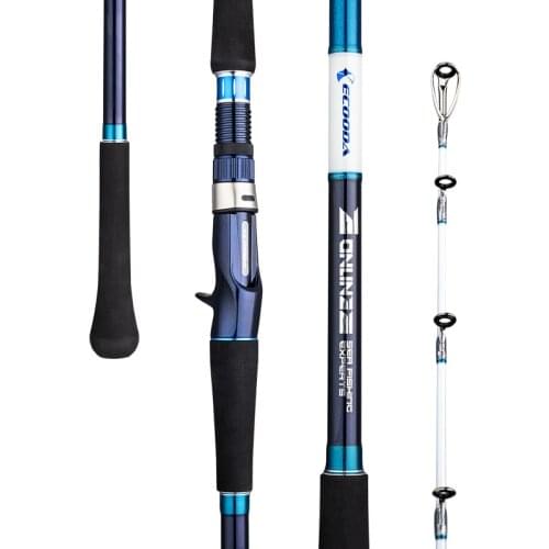 ECOODA EWDB boat fishing rod Imported Fuji guide ring 2.28 80# 2.58 100# SPINNING/CASTING ROD 2SEC