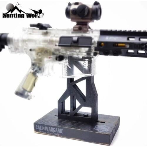 Tactical Wood Cleaning Maintenance Display Rifle Rack Holder Gun Rest Stand Bench Tool for Hunting Airsoft Paintball AR15 M16