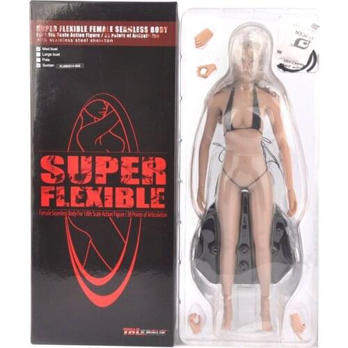 TBLeague Phicen PLMB2014-S02 1/6 Scale Europe Girl Female Women Suntan Medium Bust Seamless Flexible Body Doll 12" Action Figure