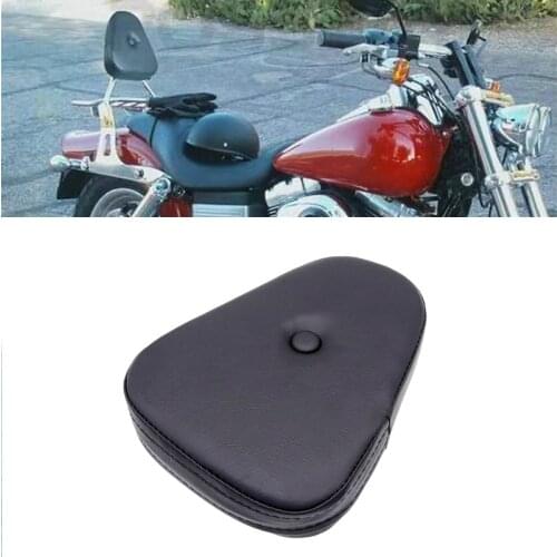 Universal Motorcycle Passenger Seat Rear Pillion Back Pad Backrest Pad Sissy Bar Cushion For Harley Sportster Honda Yamaha