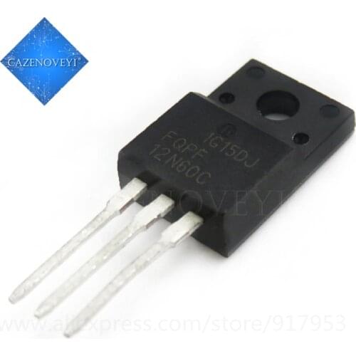 10pcs/lot FQPF12N60C 12N60C 12N60 TO-220F In Stock