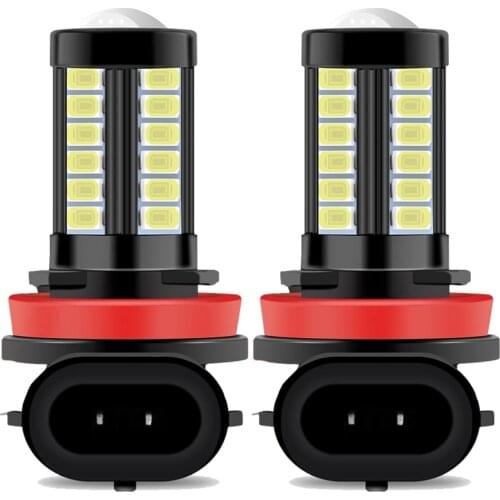 2pcs H11 H8 H16 LED Car Fog Bulbs HB3 9005 9006 HB4 H7 LED Cars White Red Ice Blue Yellow Lamp Car Light Upgrade High Quality