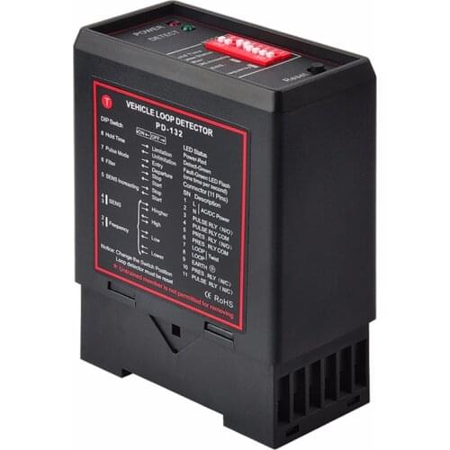 220V Single way Inductive Vehicle Single Loop Detector PD132 vehicle inspection device For Intelligent Car Parking Lot System