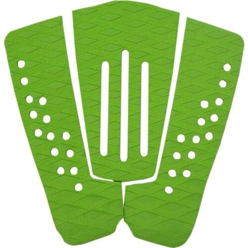 3Pcs/Set Surfboard Traction Pad-Performance Adhesive EVA Deck Grip Mat for Surfing Skimboard and More