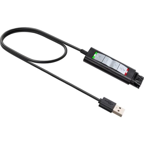 VoiceJoy QD to USB Adapter Similar DA70 DA80 Headset Quick Disconnect to USB Cable for Plantronics Headsets