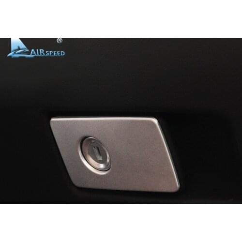 Airspeed for Volvo XC60 S60 V60 S80 Car Interior Stickers Car Copilot Glovebox Keyhole Decorative Covers Trim Strips Car Styling