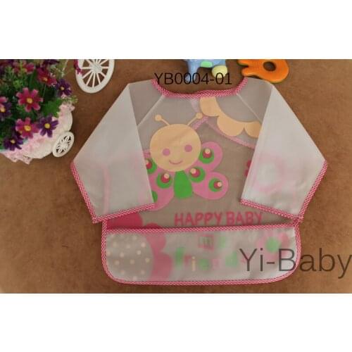 Free Shipping YB0004-01 Baby bib Infant saliva towels Baby Waterproof bib Painting clothes 12Pieces/Set