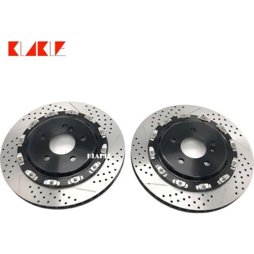 KLAKLE Big Brake System Auto Spare Racing Car Disc 355*32MM Floating Brake Rotor For Audi RS3 8V Original Brake Caliper