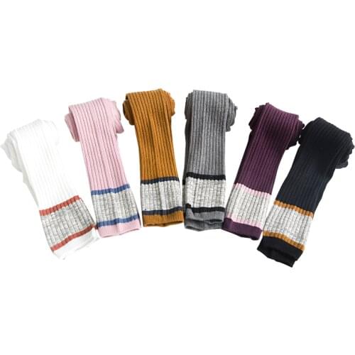 Infant Girl Stockings Spring Winter Knitted Tights Warm Pantyhose Toddler Newborn Boys Rip Split Pants