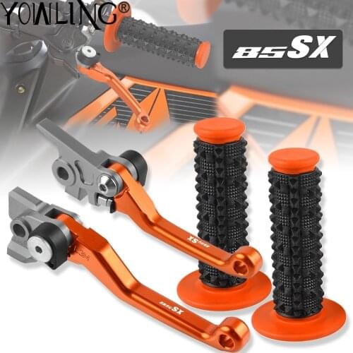 For 85SX 85 SX 2003 2004 2005 2006 2007 2008 2009 2010 2011 2012 Motorcycle Dirt Bike Brake Clutch Lever 7/8'' Rubber Handle Bar