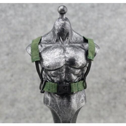 1:6 Scale Figure Accessory Green Strap Vest Belt for 12" Action figure Toy