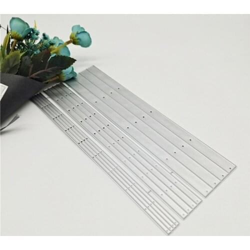 Strip Molds Carbon Steel Cutting Dies DIY Scrapbooking Photo Album Embossing Paper Cards Making Stencil Decorative Cards