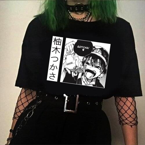 Hot Toilet Bound Hanako Kun T Shirt Funny Graphic Print Tees Japanese Harajuku Style Tops Men/women Casual Streetwear Unisex