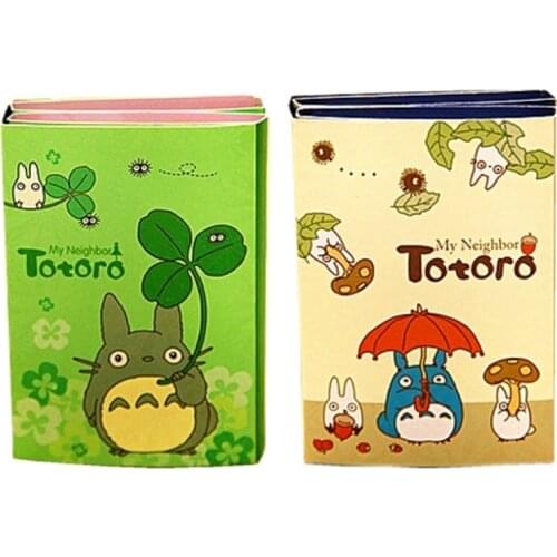 Kawaii Totoro 6-folding N Time Posted Sticky Notes Post Sticky note paper It Notepad Stationery Office School Supplies