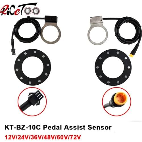 Ebike KT-BZ-10C PAS Pedal Assistant Sensor Electric Bicycle 10 Magnets Speed System 3 Pin SM/Waterproof Plug Accessories