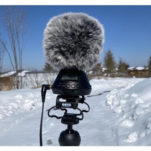 Dead Cat Outdoor Artifical Fur Wind Muff Windscreen Shield For ZOOM H3-VR Outside Windshield For Reduce Wind Noise