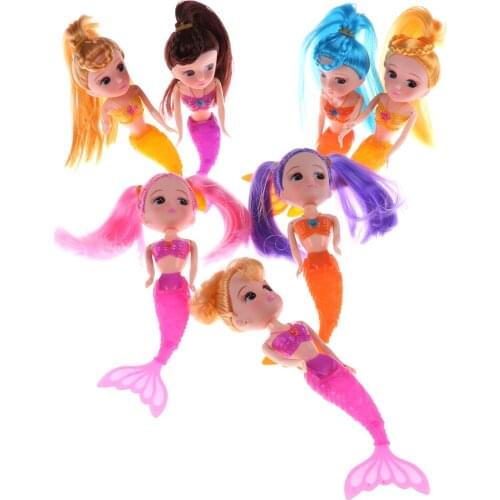 1pcs Fashion Kids Mermaid Princess Dolls Sea maid Girls Toys For Birthday Gifts for Barbei Anime Bath Baby Girl Toys