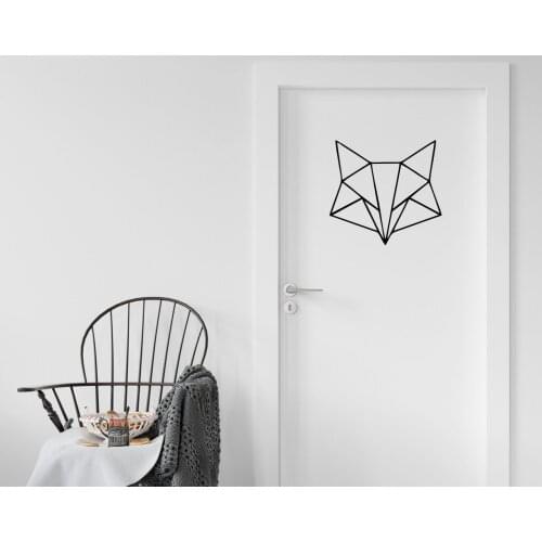 BK Home Wolf Design Door Sticker-1