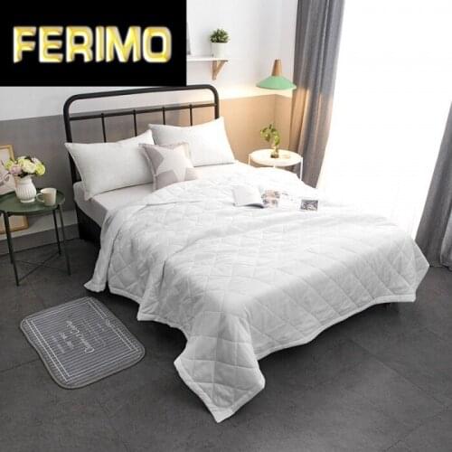 New Solid pink white Bedspread Summer Quilt Blanket Comforter Bed Cover Quilting Home Textiles Suitable for Children adult29