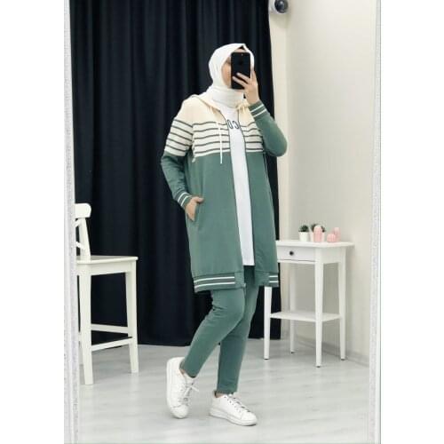 LAST STOCK New Season Women 3 Piece Tracksuit Set Abaya Kaftan Dubai Arab Muslim Islamic Fashion Clothing Turkish Quality