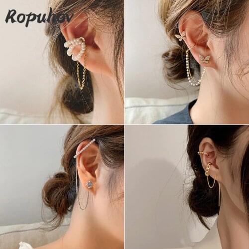 Ropuhov 2021 New Fashion Jewelry for Woman Gift Luxury Dangle Halloween Earrings Pearl wholesale