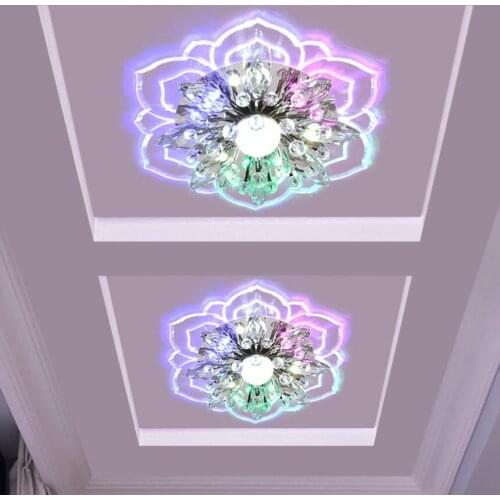 Modern and simple led petal-shaped ceiling lamp for living room bedroom corridor aisle porch lighting