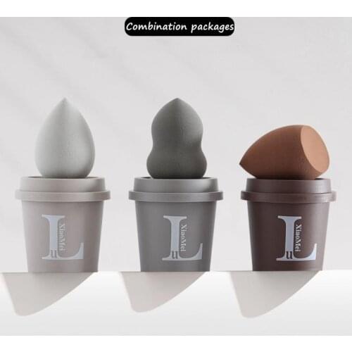 3PCS Makeup Sponges Puff Professional Cosmetic Puff Foundation Mini Wet And Dry Use Powder Smooth Make Up Puff Beauty Tool