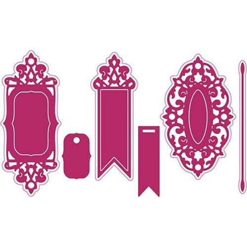 New 2021 All Kinds of Labels Cutting Dies Scrapbook Dariy Decoration Stencil Embossing Template DIY Greeting Card Handmade