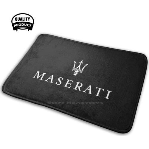 Maserati Logo Trident Comfortable Door Mat Rug Carpet Cushion Fiat Car Chevrolet Mitsubishi Nissan Skoda Golf Mazda Opel