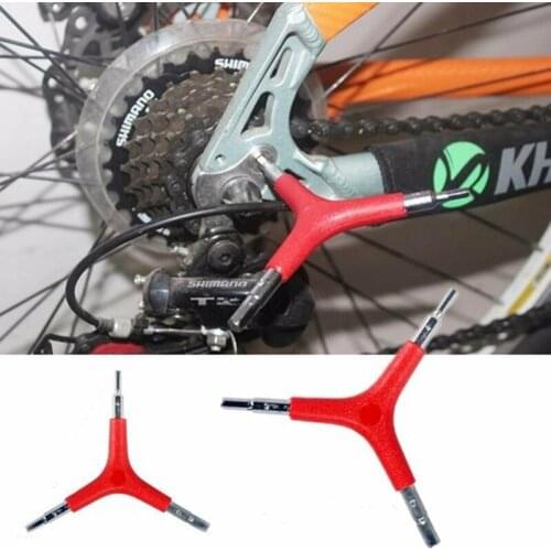 3 Way 4/5/6mm Bicycle Hex Wrench Stainless Steel Cycling Hex Wrench Spanner Bicycle Repair Tools