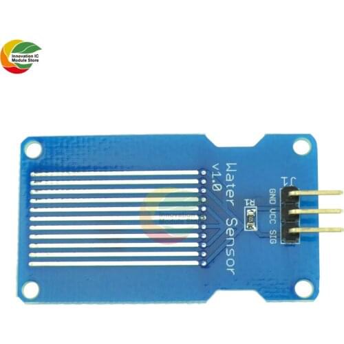Ziqqucu Rain Water Sensor Water Level Sensor Module Depth of Detection Board For Arduino R3 3 Pin