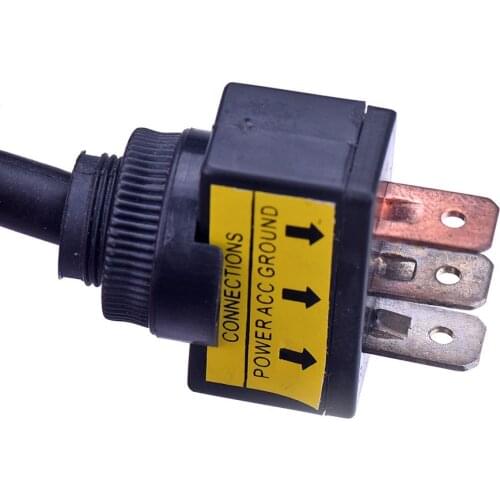 1PC 3Pins SPST Toggle/ Rocker Switch 10 12V 20A Car LED Light Switch Tilt Switch Single Pole Single Throw Switch