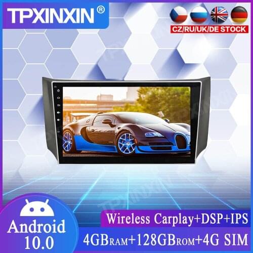 128G Android 10.0 For NISSAN SYLPHY 2012-2019 Car GPS Navigation Car Multimedia Player Auto Radio Tape Recorder Stereo Headunit