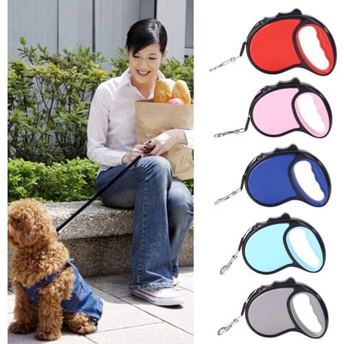 3M/5M Automatic Flexible Dog Traction Rope Puppy Cat Belt Dog Leash Retractable Dog Leash for Small Medium Dogs Pet Supplies