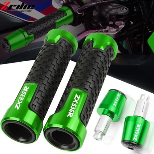 Motorcycle Accessories Handle Bar Grips Ends For kawasaki ZX6R ZX636R ZX6RR ZX 6RR 636R 6R 1995-2018 2020 2001 2002 2003 2004