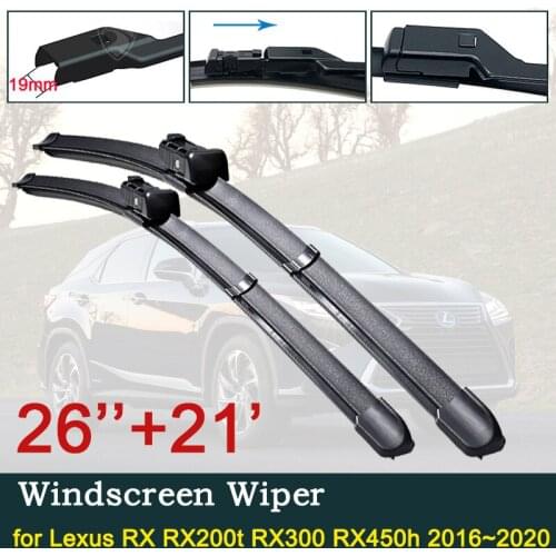 Car Wiper Blades for Lexus RX RX200t RX300 RX450h 2016~2020 2017 2018 2019 Front Window Windshield Car Accessories 300 200t 450h