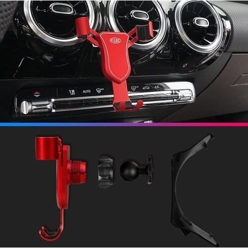 For Mercedes-Benz CLA C118 X118 Shooting Brake MB CLA250 CLA200 AMG Line Car Phone Holder Support Vent Snap-type Gravity Bracket