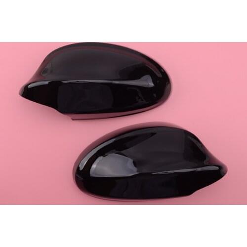 Side Mirror Cover Cap Glossy Black 51167135098 51167135097 fit for BMW E90 E91 3-Series Sedan Touring 2005-2008 Pre-facelift