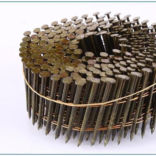 Coil nails threaded nails polished rod light nails ring pattern spiral tray nails packing box nails anti-rust