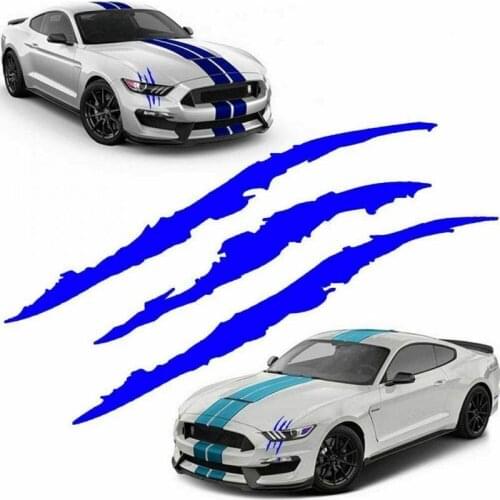 2Pcs Car Headlight Decor US Automobiles Parts Accessories Exterior Accessories Monster Claw Scratch Decal Reflective Sticker