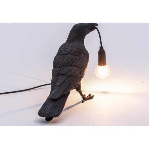 Italy Style Bird Table Lamp LED Table Lamp Home Decoration Bird Animal Table Light Living Room Bedside Bedroom Lamp Installation
