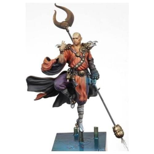 New Unassembled 1/24 72mm The Flying Monk stand WITHOUT BASE Resin Kit DIY Toys Unpainted resin model