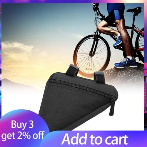 2021 New Waterproof Triangle Cycling Bicycle Bags Front Tube Frame Bag Mountain Bike Triangle Pouch Frame Holder Saddle Bag